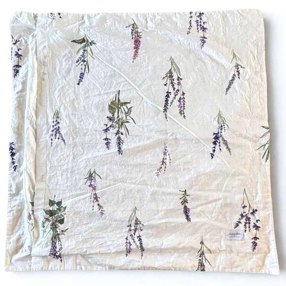 Pottery Barn Monique Lhuillier Lavender Province Euro Pillow Sham Cotton - Picture 2 of 9